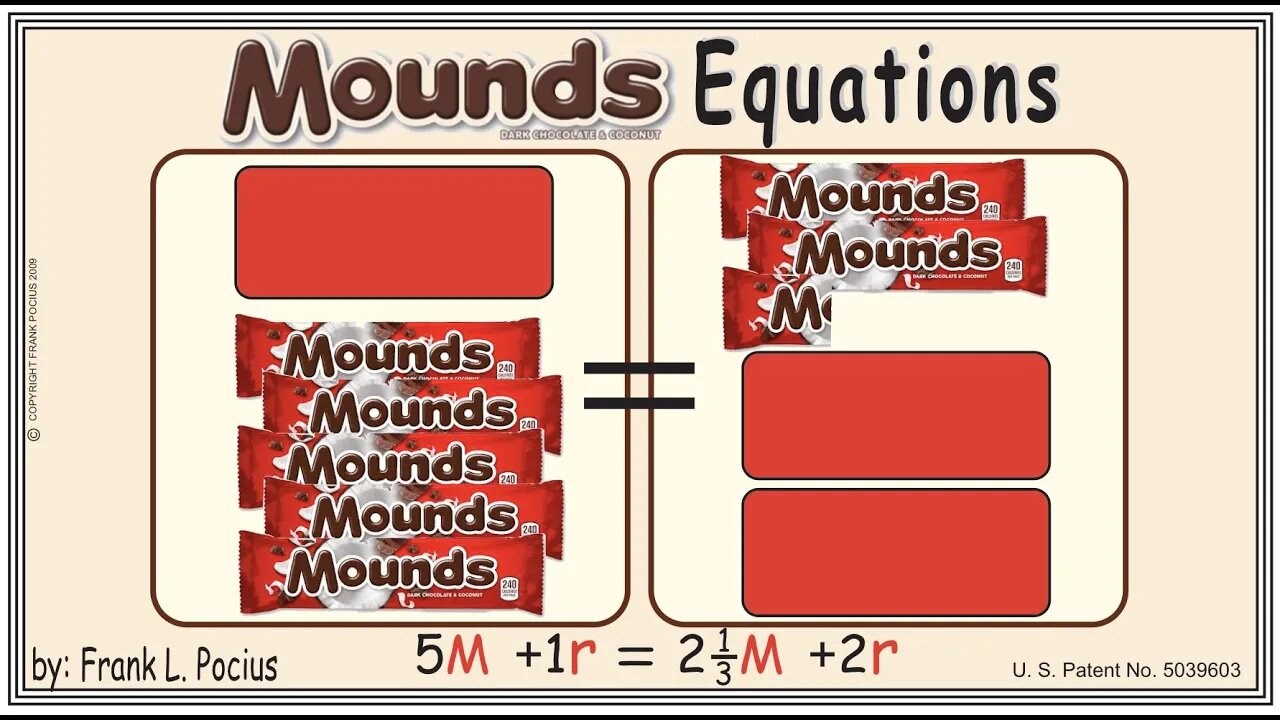 Q1_vis MOUNDS 5M+1r=2.34M+2r _ SOLVING BASIC EQUATIONS _ SOLVING BASIC WORD PROBLEMS