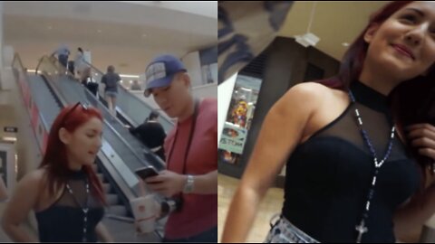 Picking Up Twin Red Heads In Vegas Mall