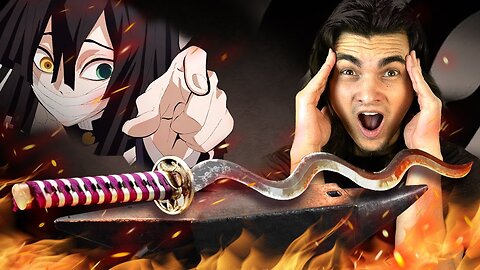 Forged in Fire Obanai’s Nichirin From Demon Slayer