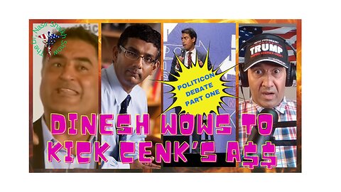 EPIC DEBATE - Dinesh D' Souza Says He Will "KICK Cenk's A$$"