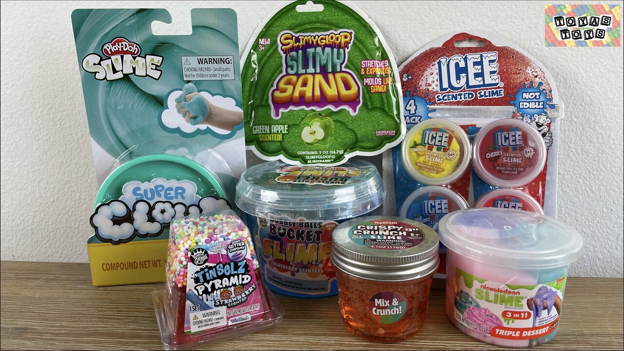 Oddly Satisfying Fun Slime Opening Toys Review