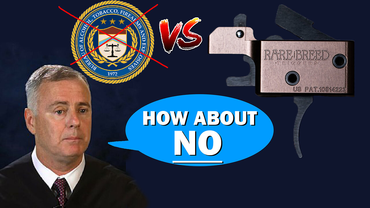 ATF Loses AGAIN on Forced Reset Triggers and Judge Makes Fun of Them