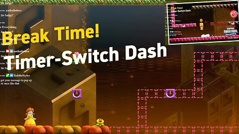 Super Mario Wonder: Break Time! Timer Switch Climb