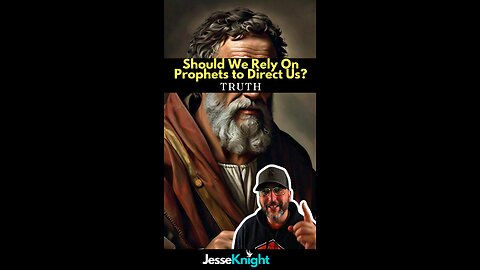 Should We Rely On Prophets to Direct Us? #faith #jesus #christ #god #gospel #prophecy #prophets