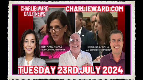 CHARLIE WARD DAILY NEWS WITH PAUL BROOKER DREW DEMI - TUESDAY 23RD JULY 2024