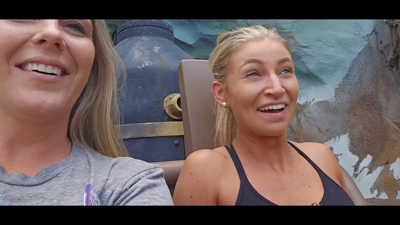 She has NO IDEA: Riding Expedition Everest roller coaster for First Time at Disney's Animal Kingdom