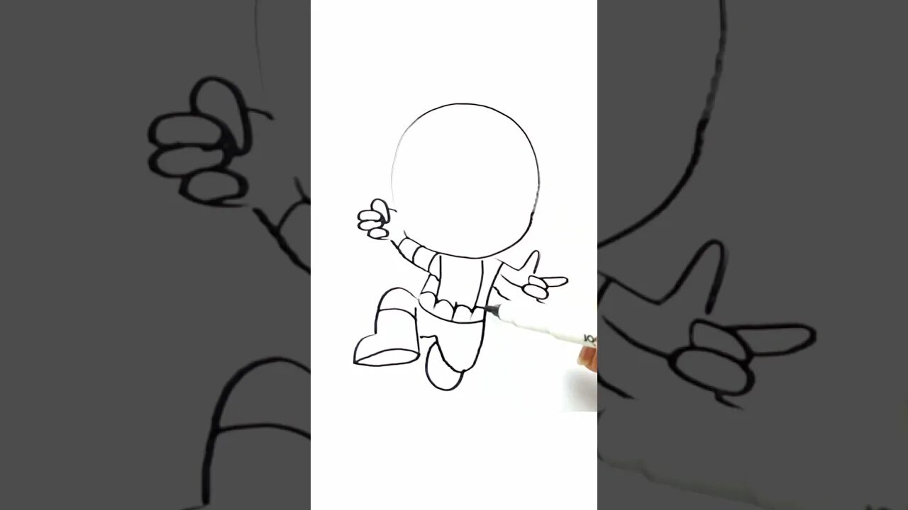 How to Draw and Paint Spiderman Chibi Version