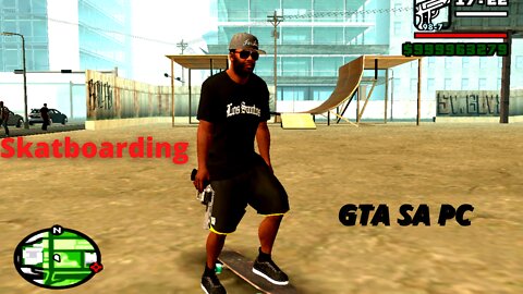 Skateboarding In Gta San Andreas (Pc)