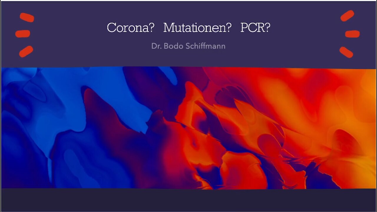 Alles außer Mainstream - Dr Bodo Schiffmann - 01.02.2021 - Corona, Mutationen und PCR-Test (deutsch)