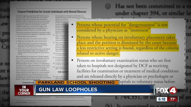 FL loophole: gun laws still allow mentally ill to purchase guns in Florida