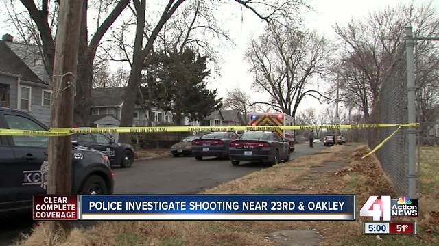KC police investigate shooting near 23rd and Oakley