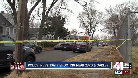 KC police investigate shooting near 23rd and Oakley