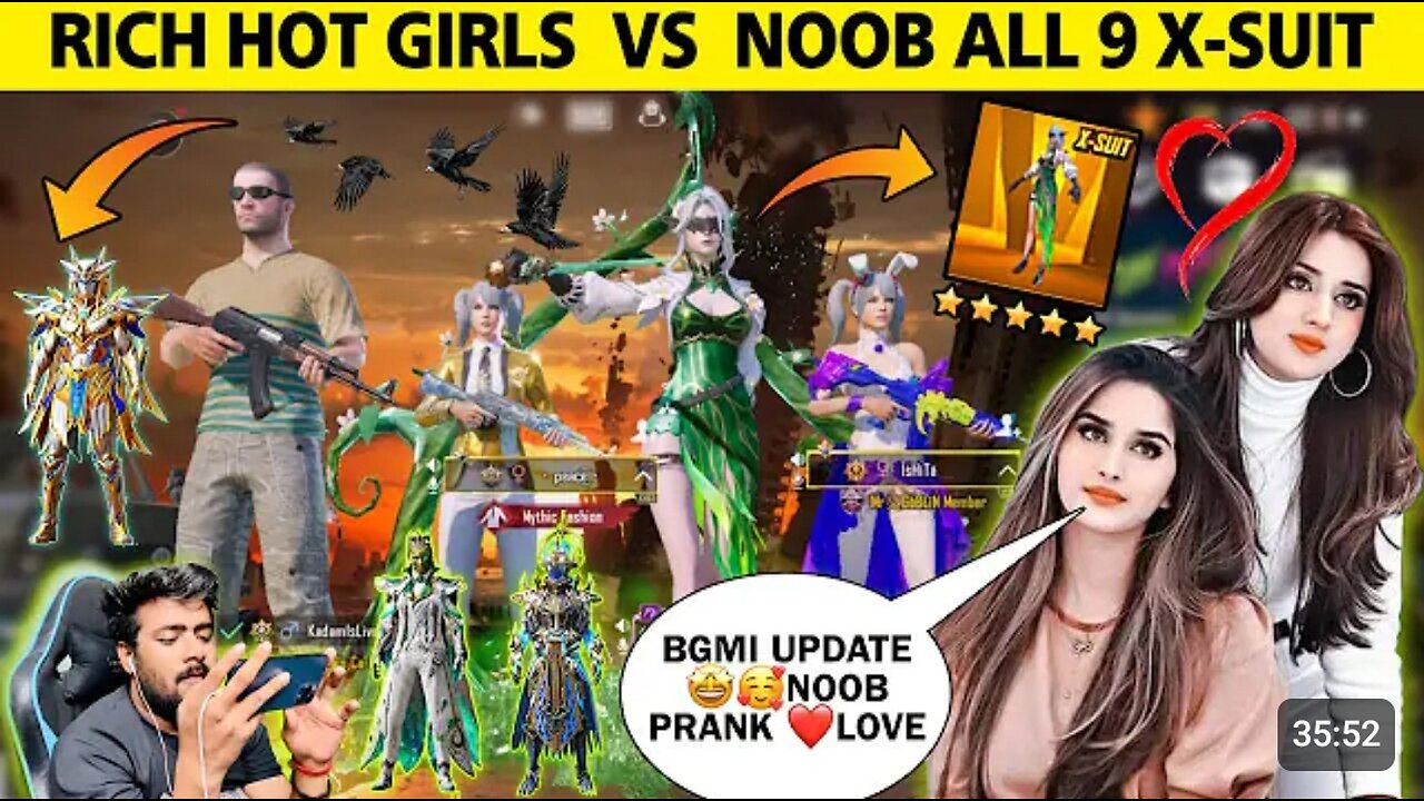 KADAM OP Random 3 Girl's with X-Suit In My Lobby And Trolled50RP MAX & MYTHIC OUTFITS