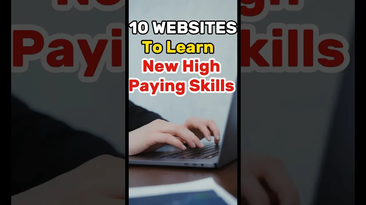 10 Websites To learn new High paying skills #Shorts