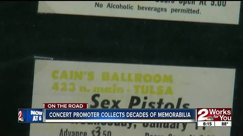 Concert promoter collects decades of memorabilia