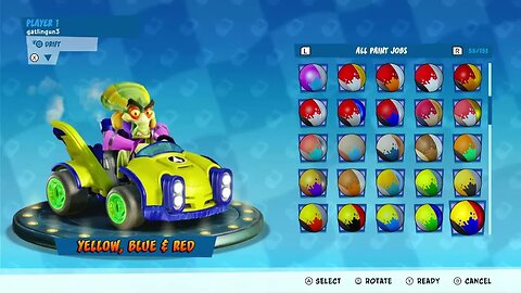 Team Oxide Kart x All Paint Jobs Showcase - Crash Team Racing Nitro Fueled