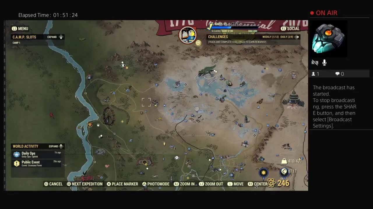 Welcome to Halloween Scorched event in Fallout 76 number one with Trek2m day 913