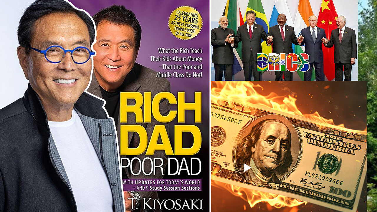 Robert Kiyosaki | Is BRICS Introducing a Gold-Backed Currency: Why Has Gold Gone from $444 Per Oz. to $2,400 Per Oz. Since 2005? 98% of Countries Developing CBDCs? How Liquid Is Gold? What Are Bail-Ins? $27,000 Gold?