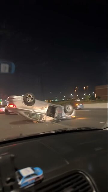 Vehicle Rollover On Hwy401 Halton