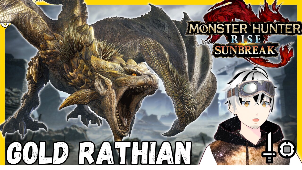 Surviving my FIRST Gold Rathian Encounter【Monster Hunter Rise Sunbreak】