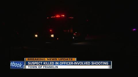 Officer-involved shooting in Kewaunee County