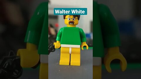 Custom Lego Walter White from Breaking Bad #lego #memes #breakingbad