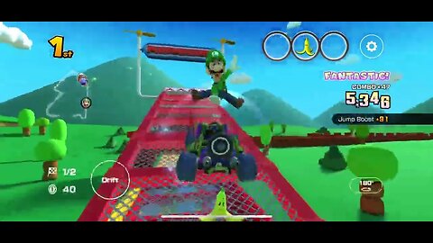 Mario Kart Tour - 3DS Piranha Plant Slide R/T Gameplay