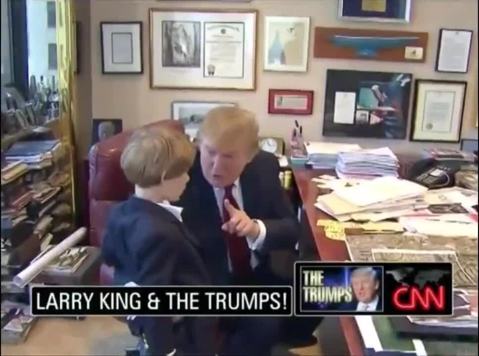 Amazing flashback of Trump being a dad to Barron goes VIRAL