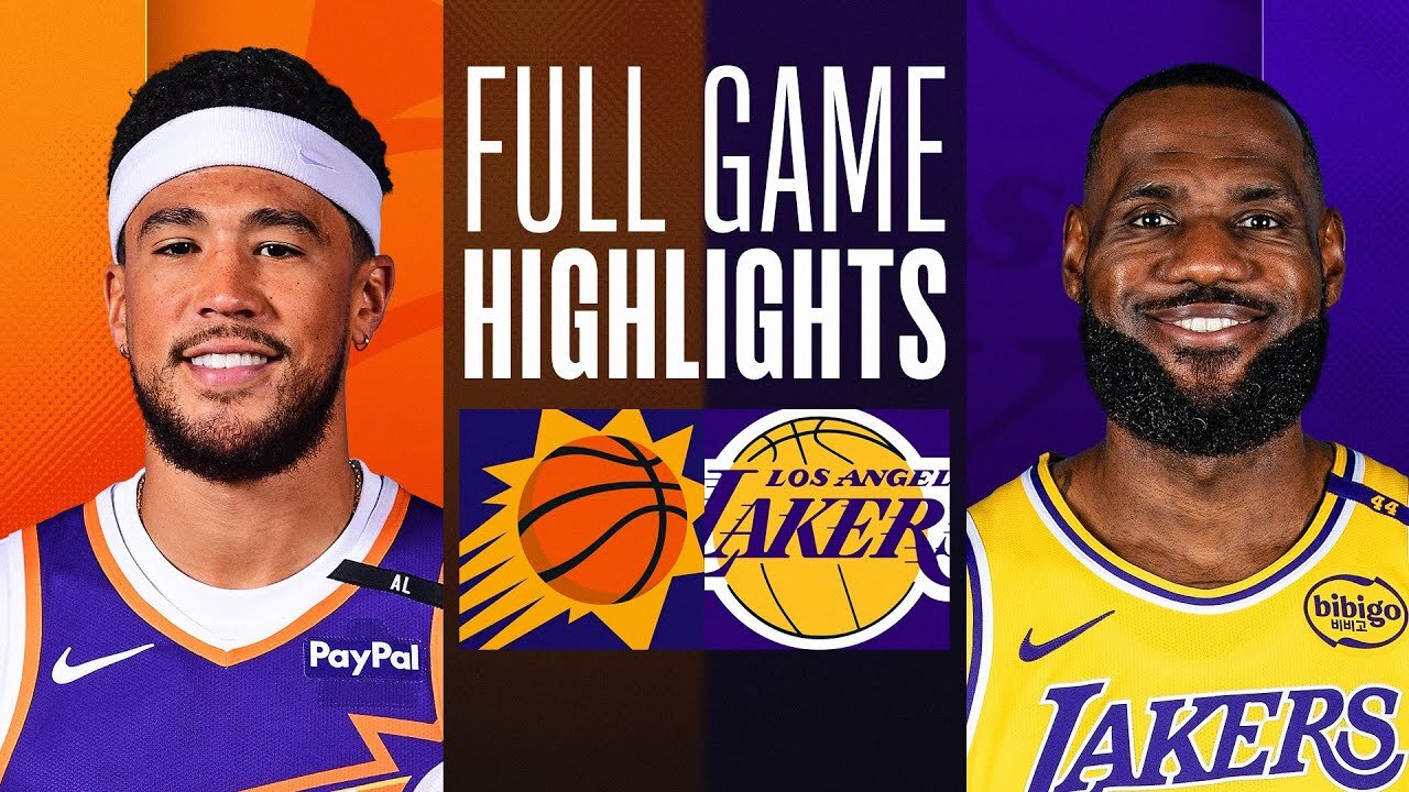 Suns and Lakers full game highlights.