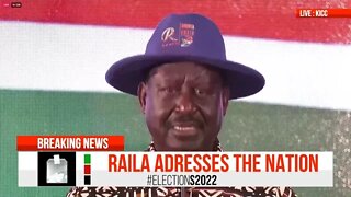 RIGGED OUT ? RAILA SPEAKS AFTER RUTO BEING DECLARED THE 5TH PRESIDENT ELECT