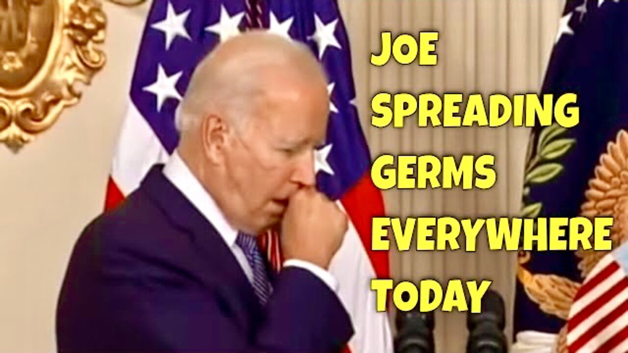 Joe the Superspreader: Removes his Mask, Promptly COUGHS into his Hand, Shakes Everyone’s Hand 🤮