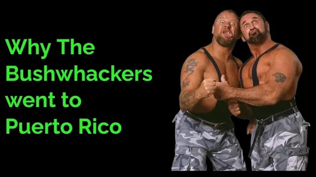 Why The Bushwhackers went to Puerto Rico #WWE #TheBushwhackers #wrestling