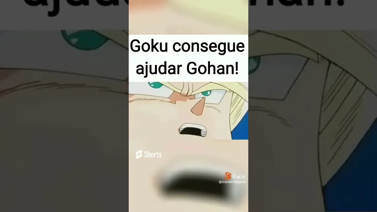 Goke consegue ajudar Gohan ! #shorts