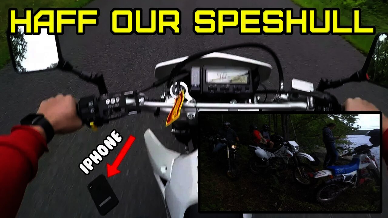 (E8) 3 DRZ400's, 2 Hawk 250's and a Honda XL250. Hawk dies! iphone busted! Tough trails pt1