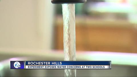 Experiment exposes water concerns at two Rochester Hills schools