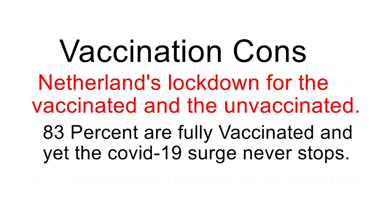 MANDATES FOR THE VACCINATED?