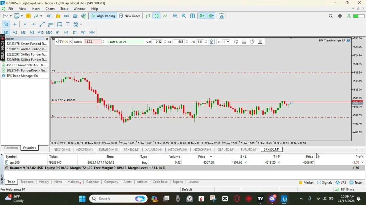 17 November 2023 Loss