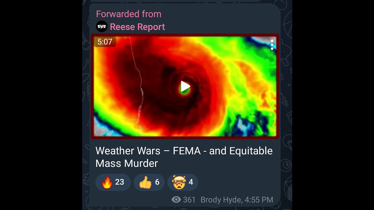 Greg Reese talks FEMA