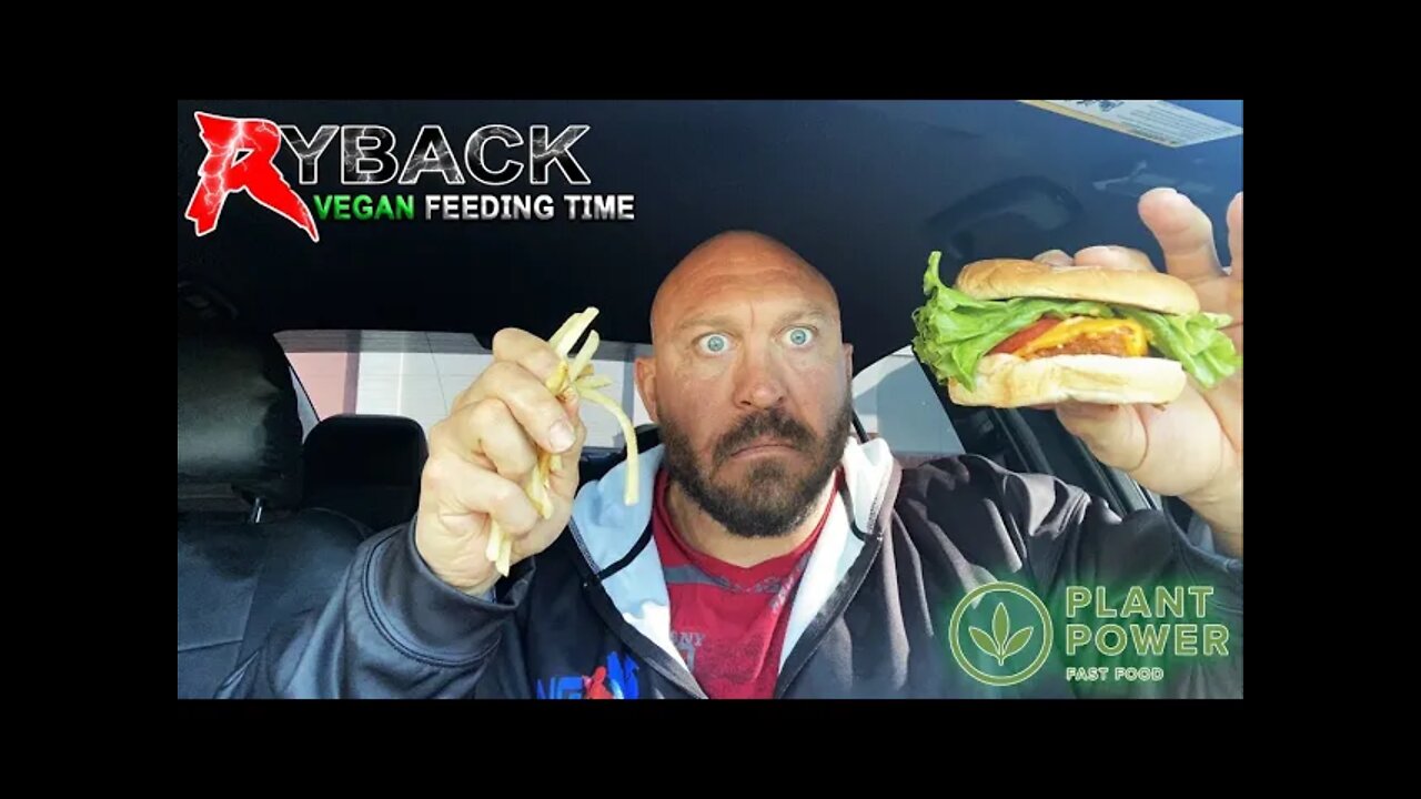 Ryback Vegan Feeding Time: Plant Power Fish Filet Sandwiches and Fries Mukbang