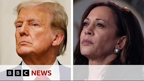 US election: Is Trump or Harris leading in the polls? / BBC News