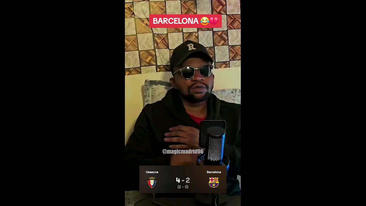 Barcelona lost terribly to Osasuna