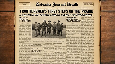 Nebraska Frontiersman's First Steps on the Prairie - The State's Early Explorers