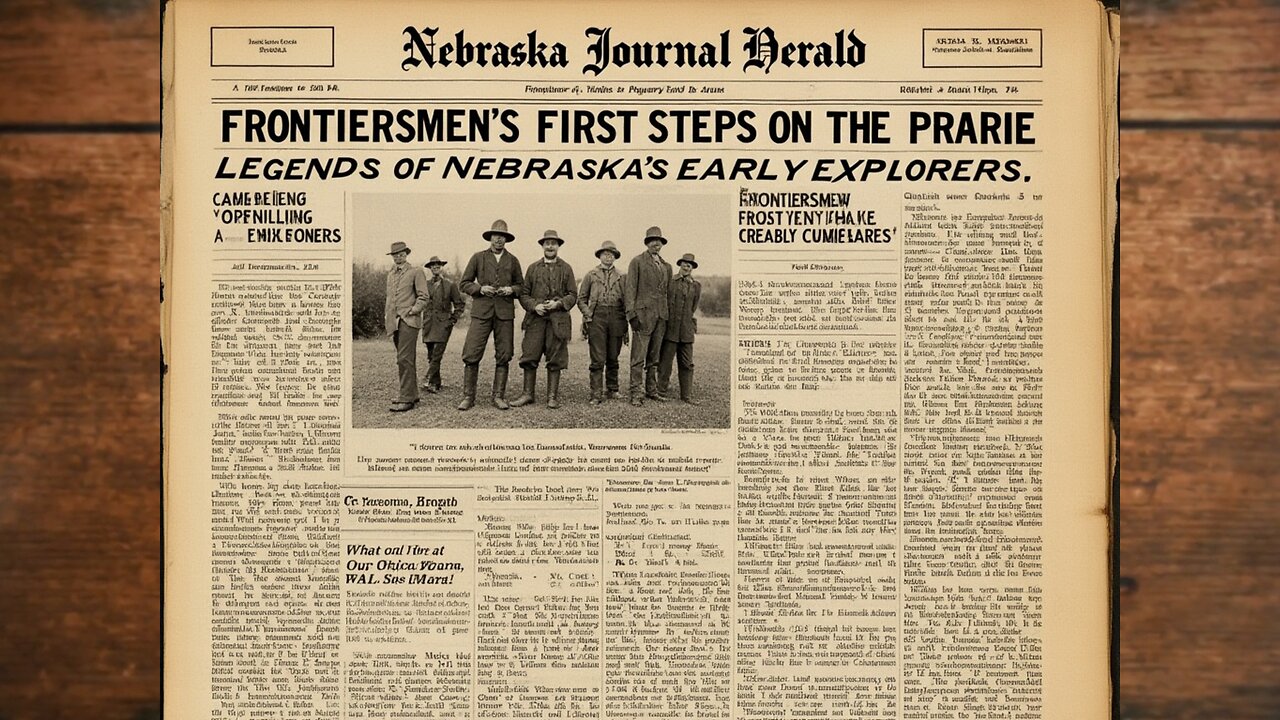 Nebraska Frontiersman's First Steps on the Prairie - The State's Early Explorers