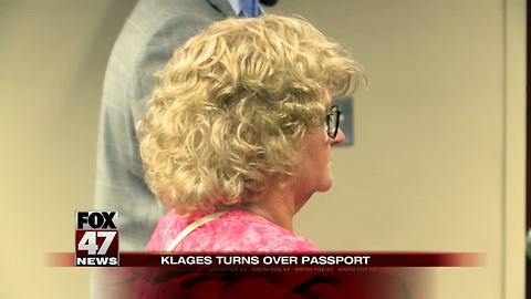 Passport taken from Kathie Klages in court on Friday