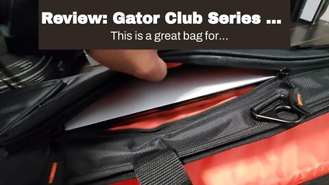 Review: Gator Club Series DJ Backpack with Adjustable Interior and Bright Orange Lining Fits 27...