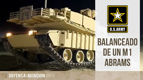 Balanceado de un M1 Abrams