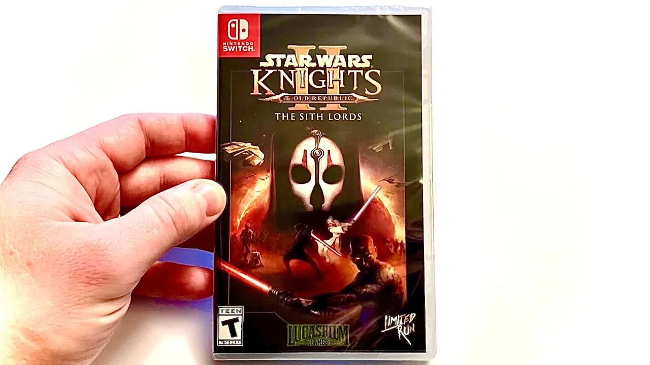 Knights of the Old Republic II: The Sith Lords [LRG #158] - NINTENDO SWITCH - AMBIENT UNBOXING