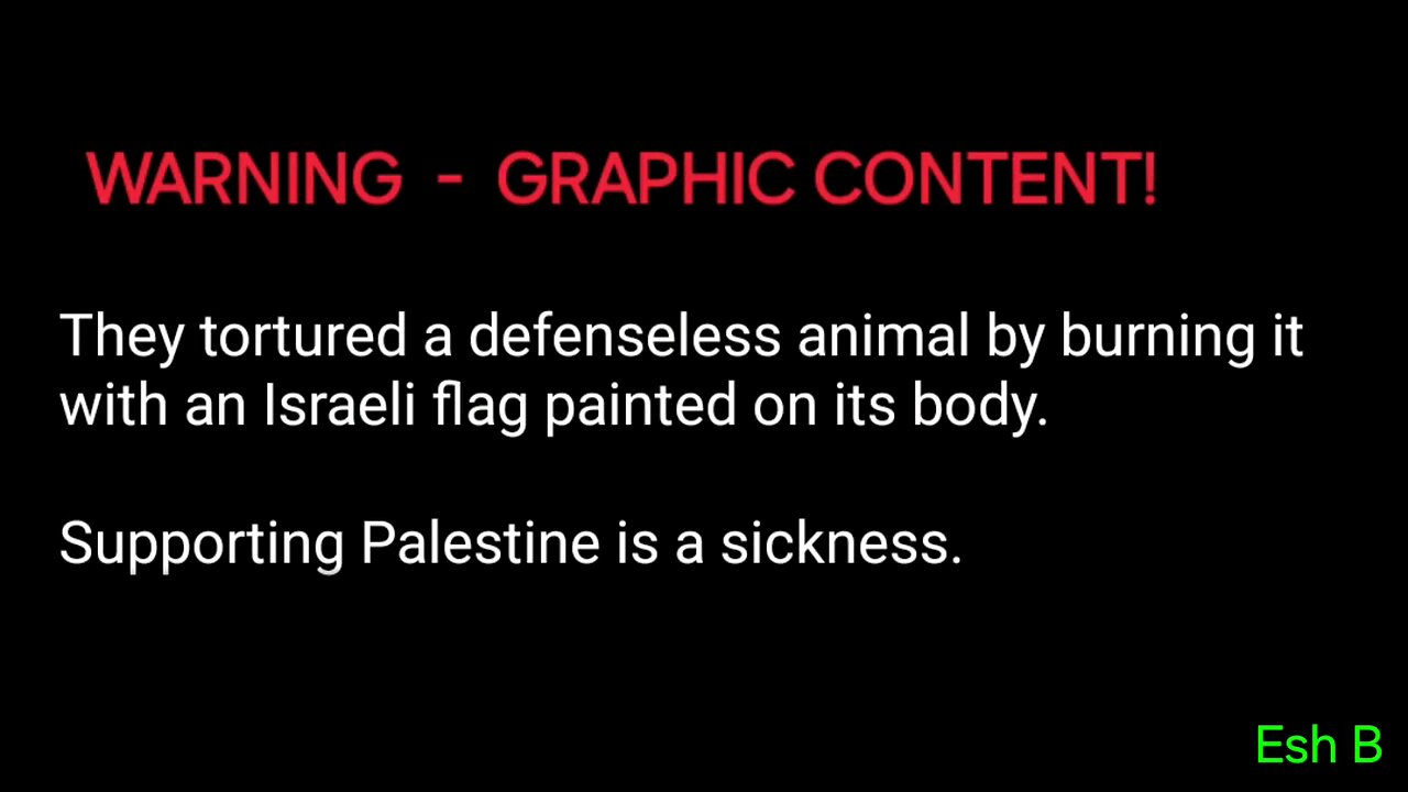 Supporting Palestinians is Supporting Mental Illness!
