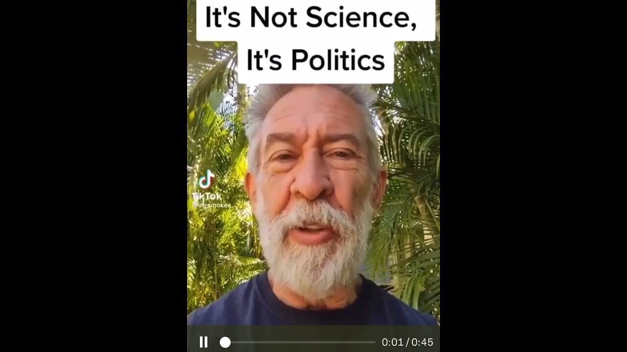 Its not science its politics