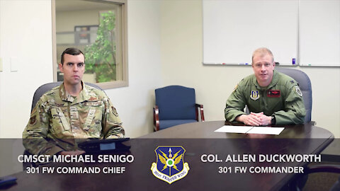 301 FW February UTA Commander's Call 2021